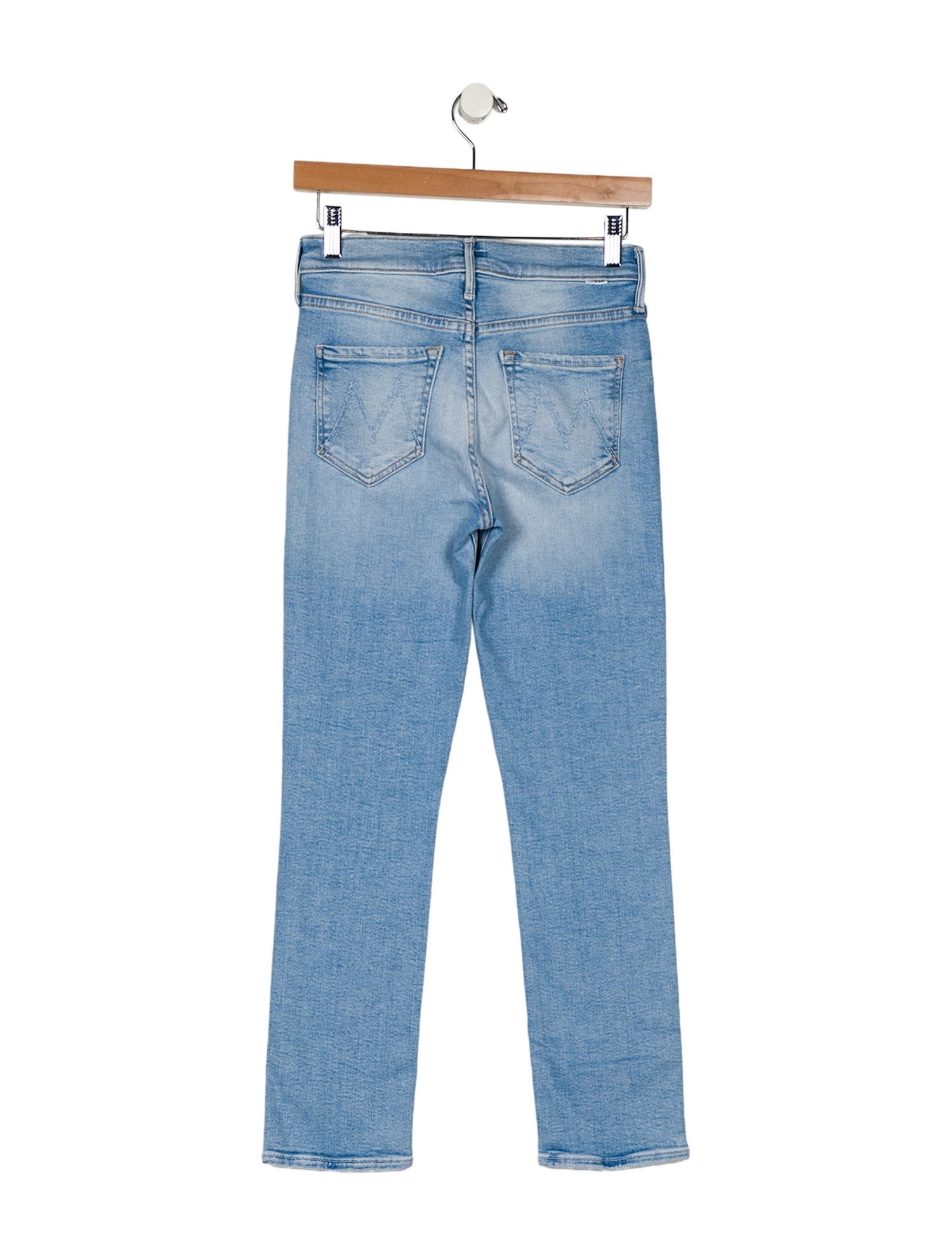 Mother High-Rise Straight Leg Jeans