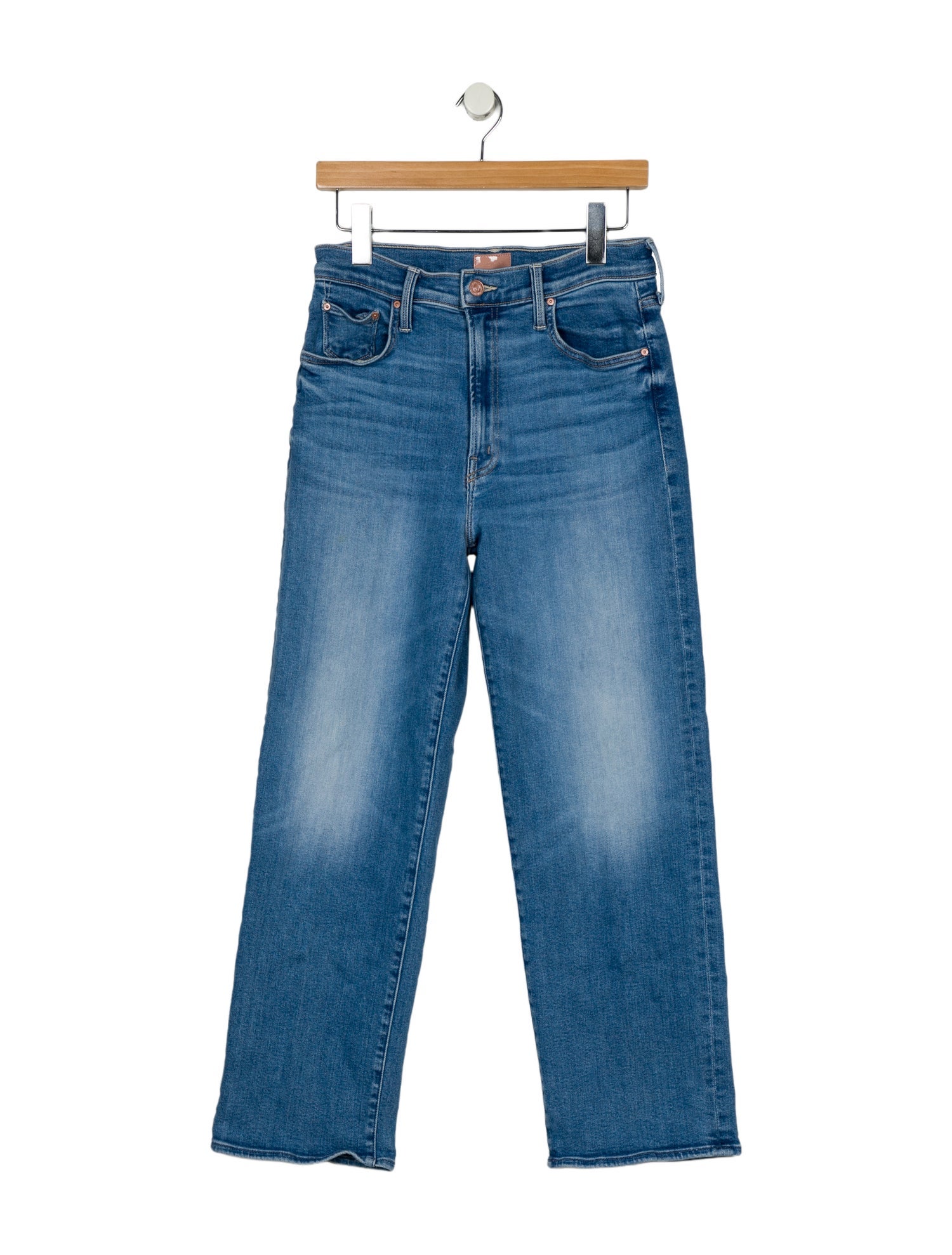 Mother High-Rise Straight Leg Jeans