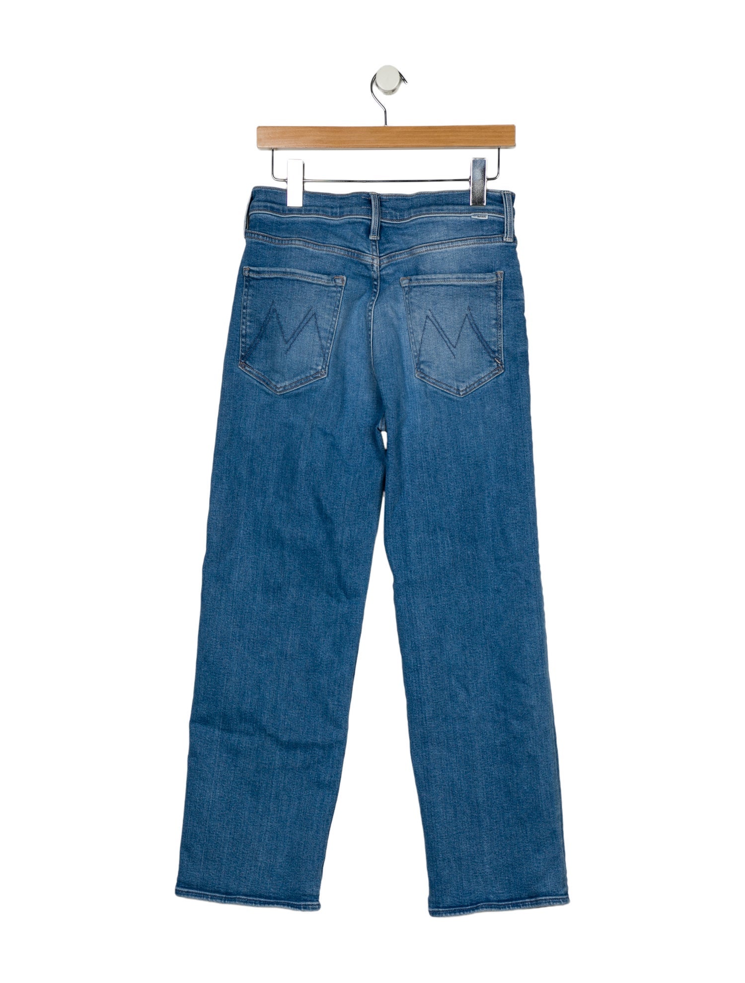Mother High-Rise Straight Leg Jeans