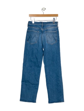 Mother High-Rise Straight Leg Jeans