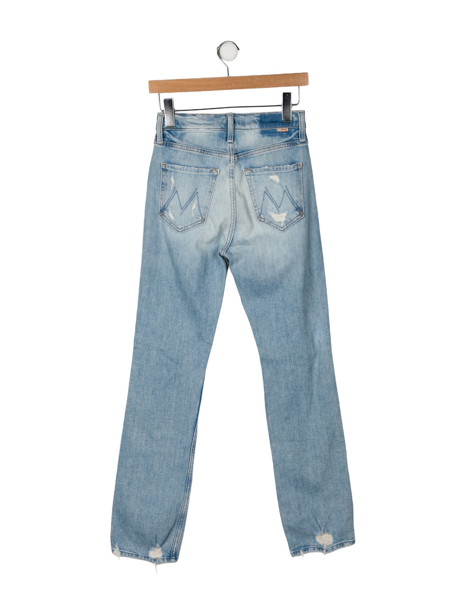 Mother High-Rise Straight Leg Jeans