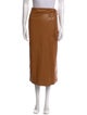 Mother Faux Leather Midi Length Skirt