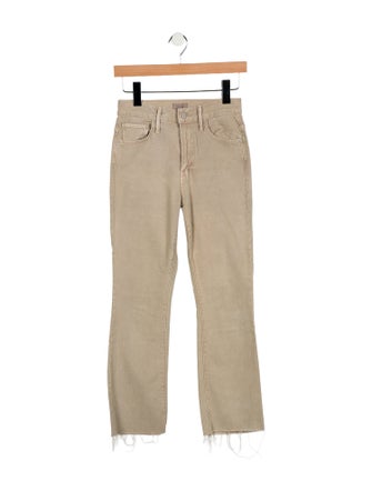 Mother Mid-Rise Straight Leg Jeans