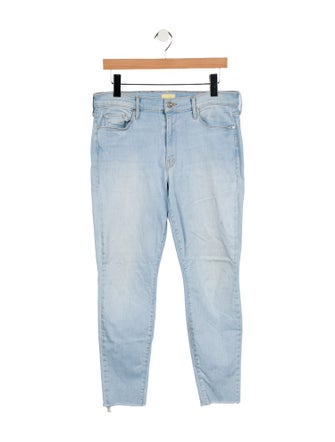 Mother Mid-Rise Skinny Leg Jeans