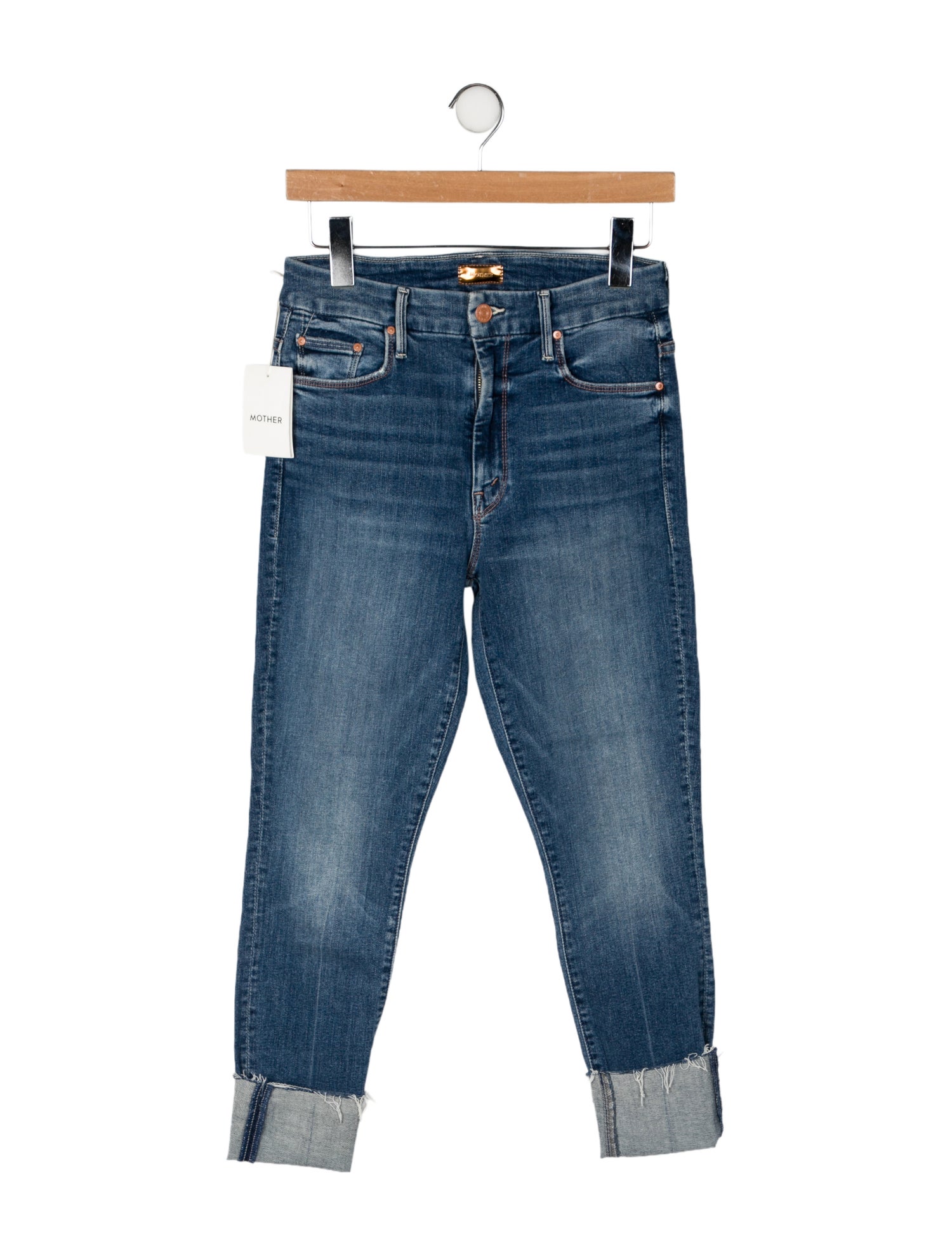 Mother Mid-Rise Skinny Leg Jeans w/ Tags