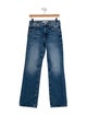 Mother Mid-Rise Wide Leg Jeans