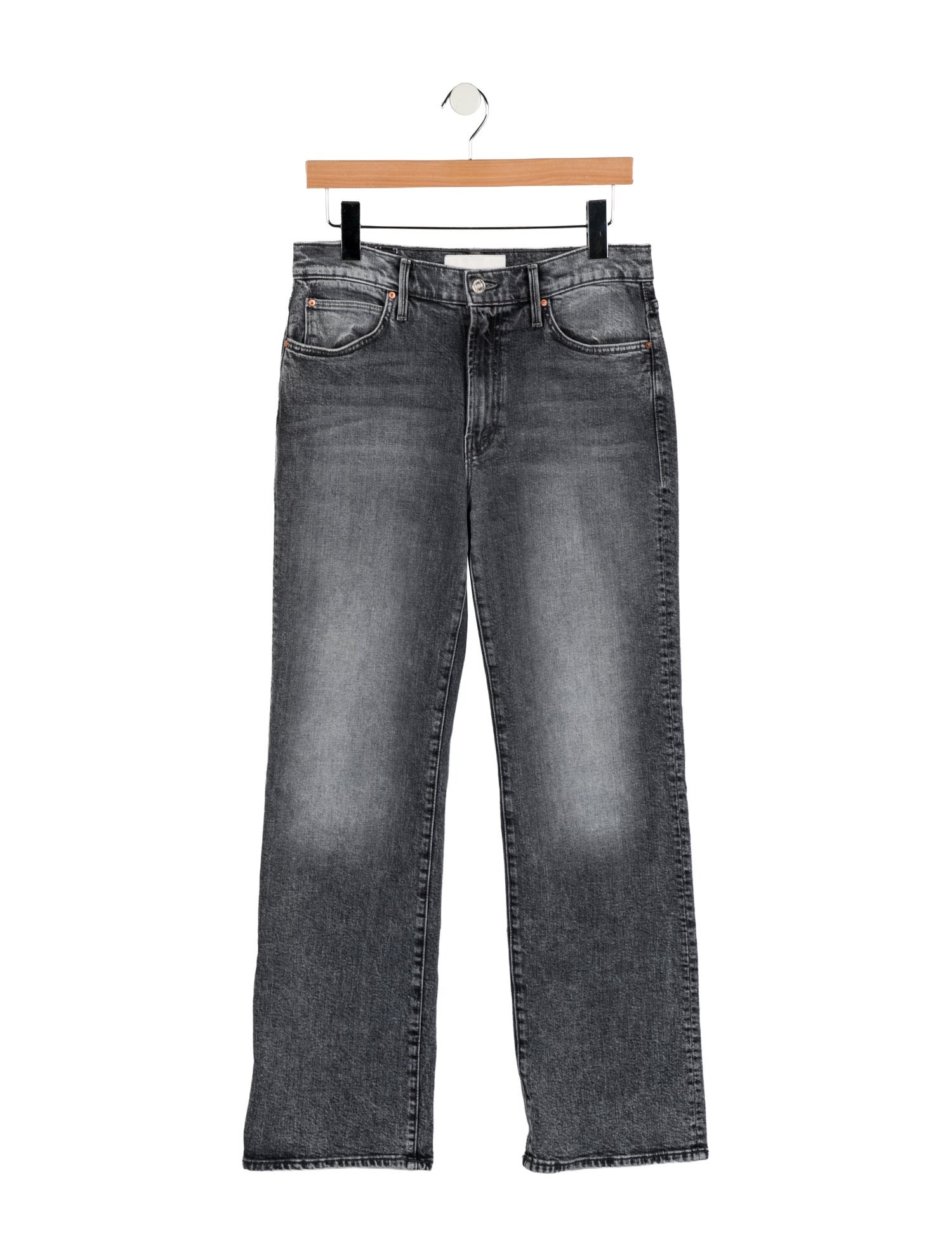 Mother Mid-Rise Wide Leg Jeans