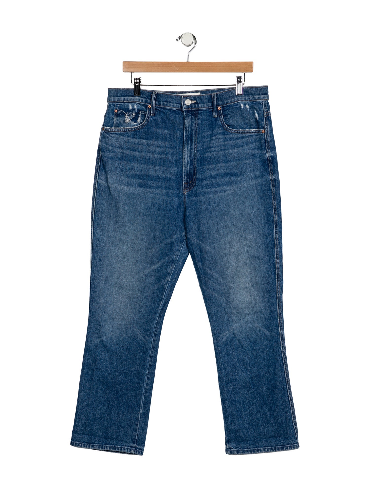 Mother High-Rise Straight Leg Jeans