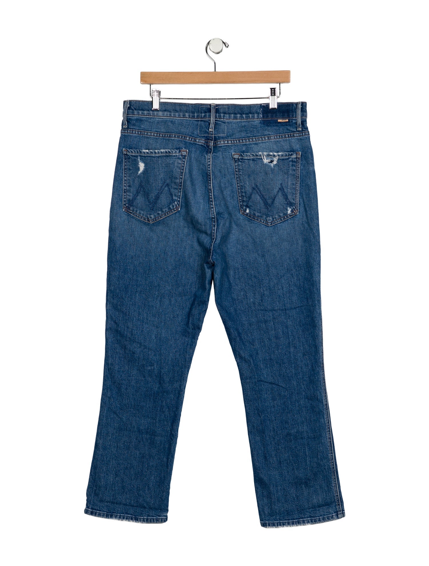Mother High-Rise Straight Leg Jeans