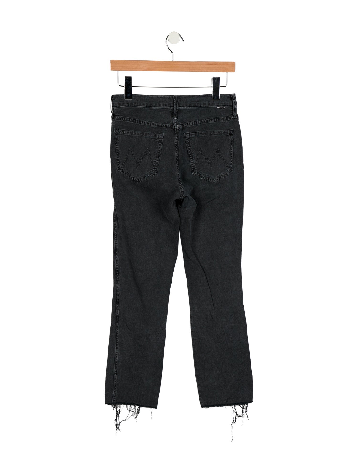 Mother Mid-Rise Straight Leg Jeans