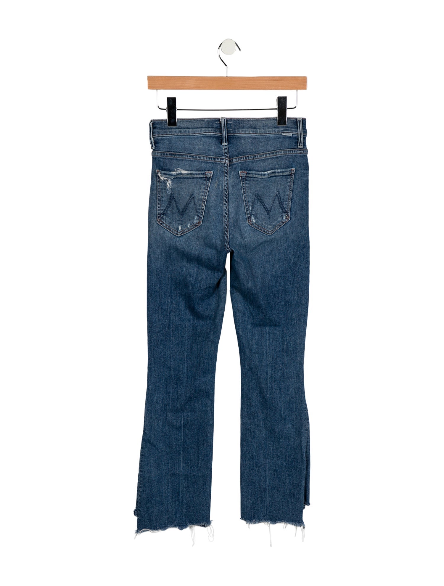 Mother Mid-Rise Straight Leg Jeans