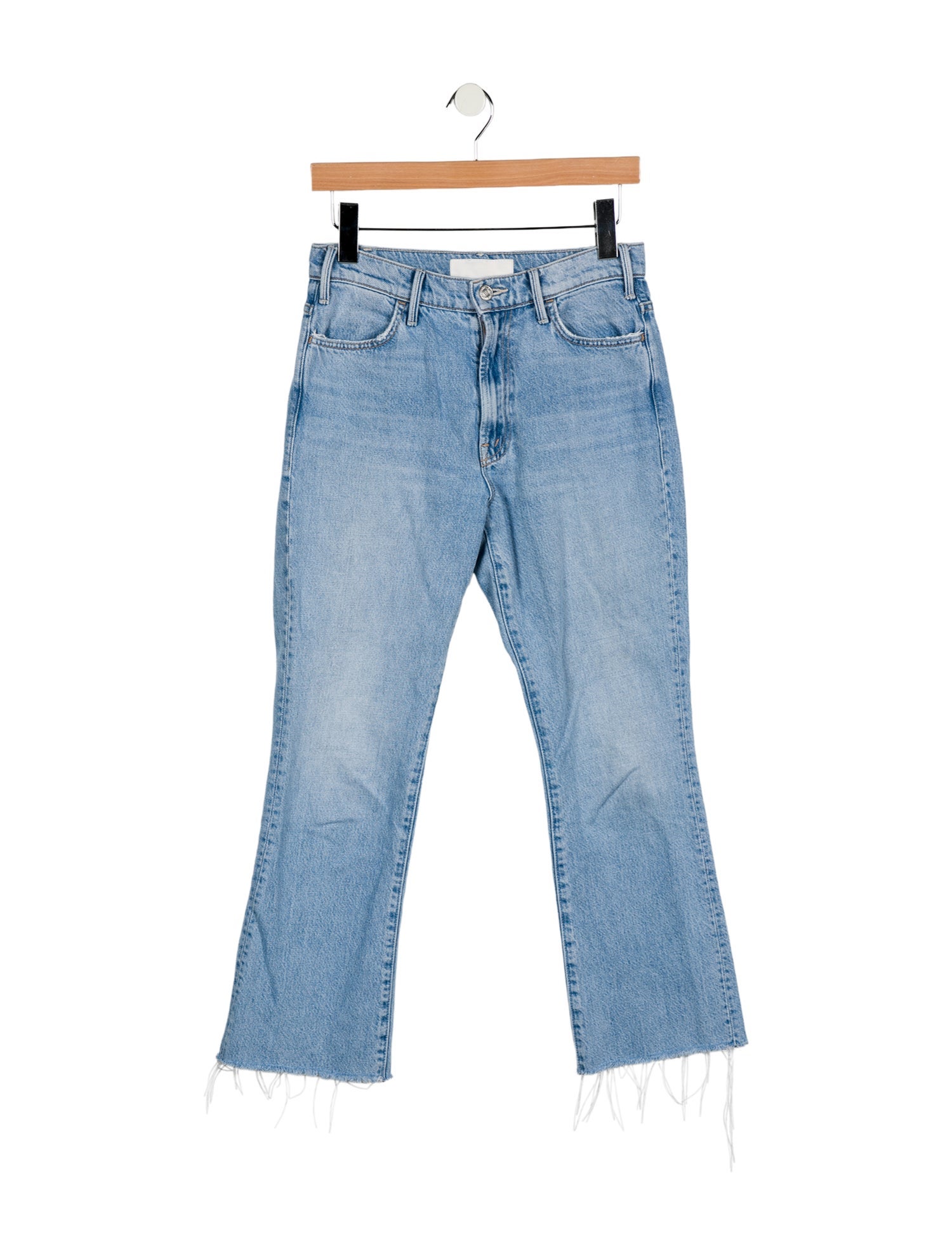 Mother Mid-Rise Straight Leg Jeans