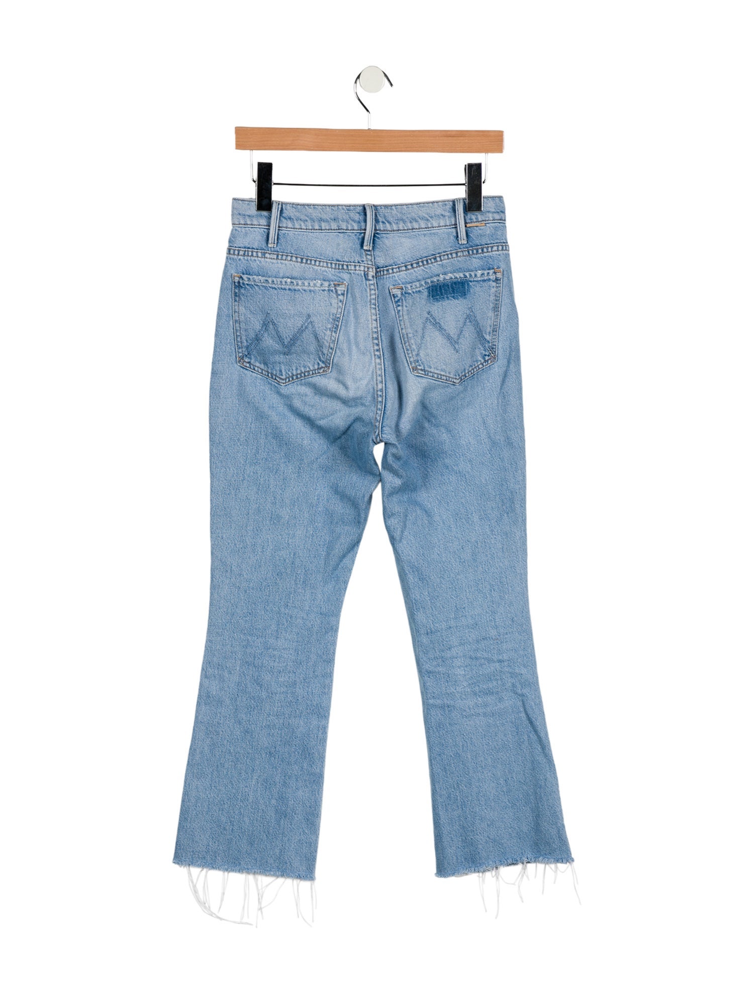 Mother Mid-Rise Straight Leg Jeans