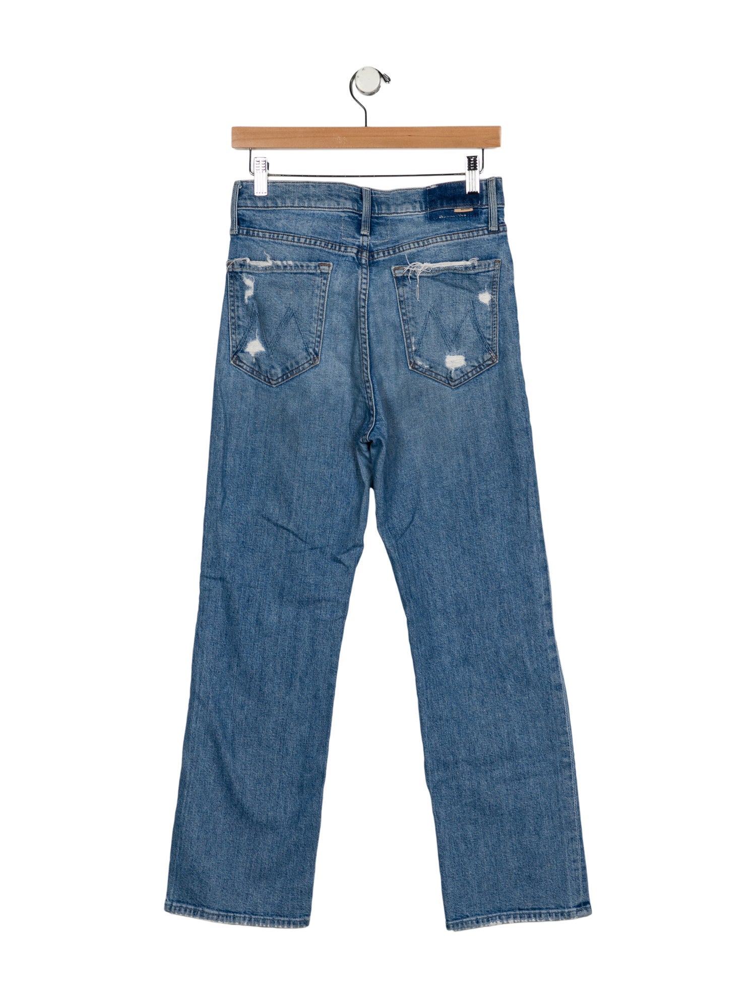 Mother High-Rise Straight Leg Jeans