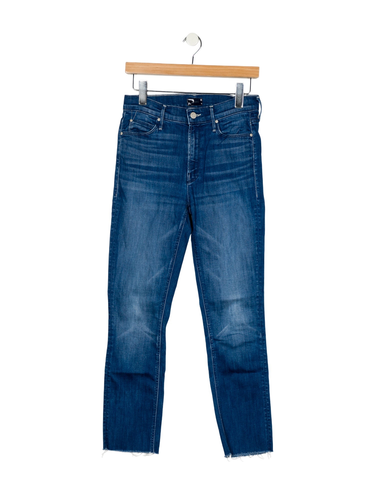 Mother High-Rise Straight Leg Jeans