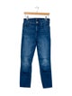 Mother High-Rise Straight Leg Jeans