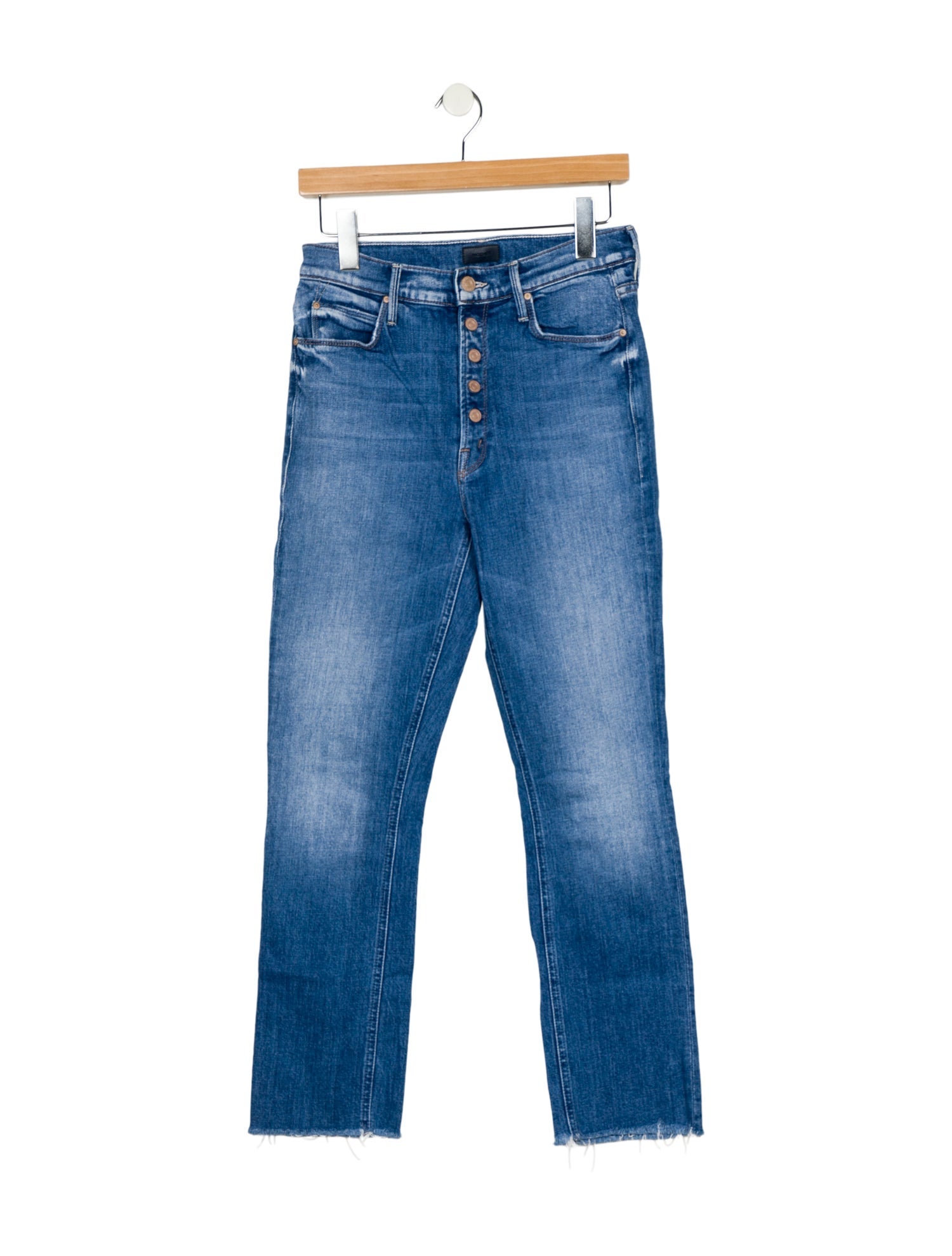Mother High-Rise Straight Leg Jeans