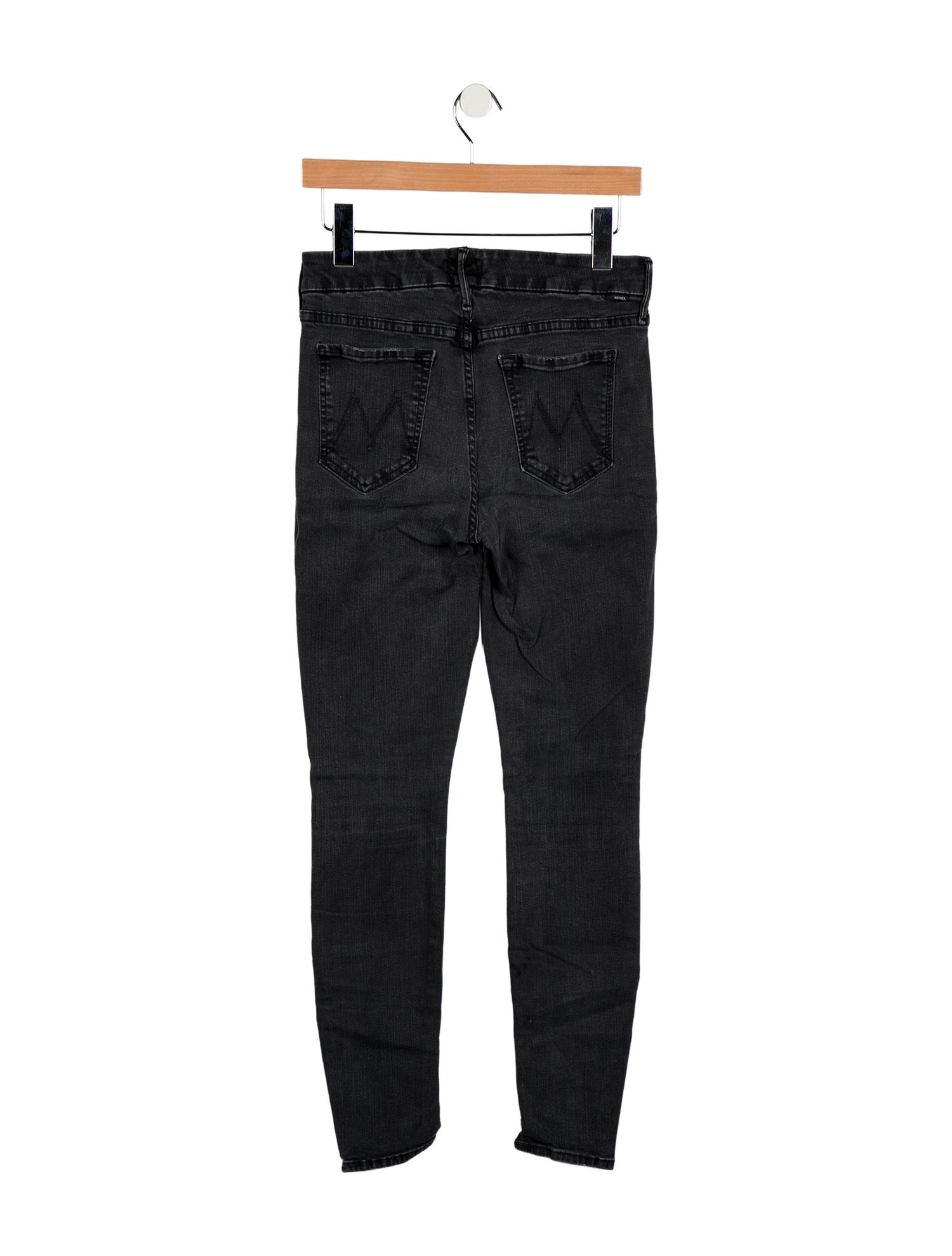 Mother Mid-Rise Skinny Leg Jeans