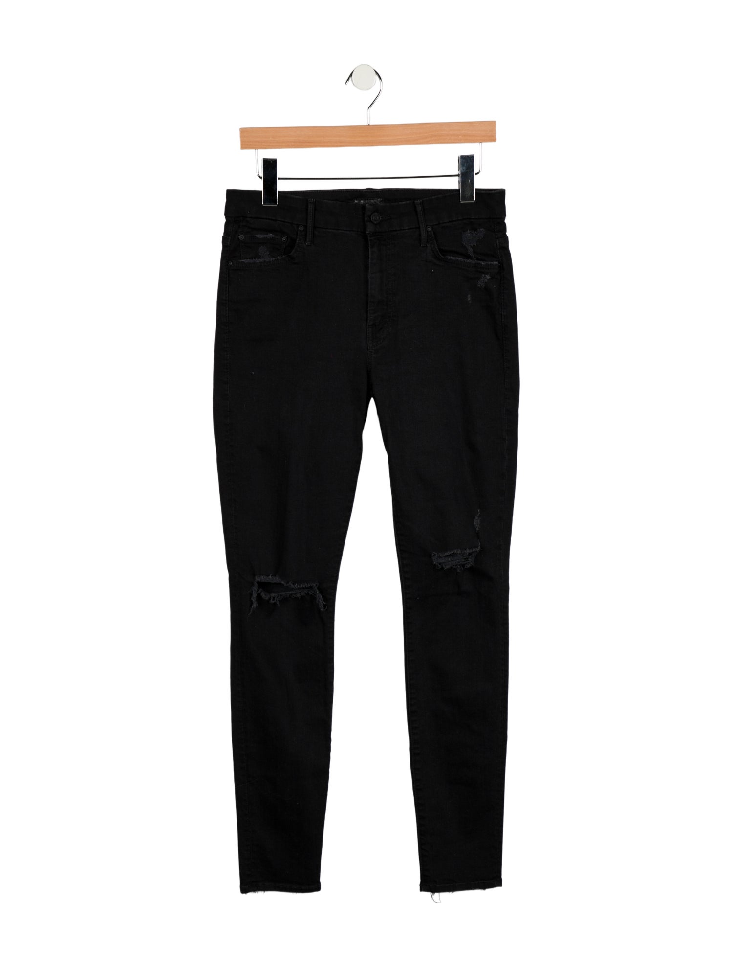Mother Mid-Rise Skinny Leg Jeans