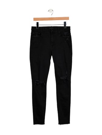 Mother Mid-Rise Skinny Leg Jeans
