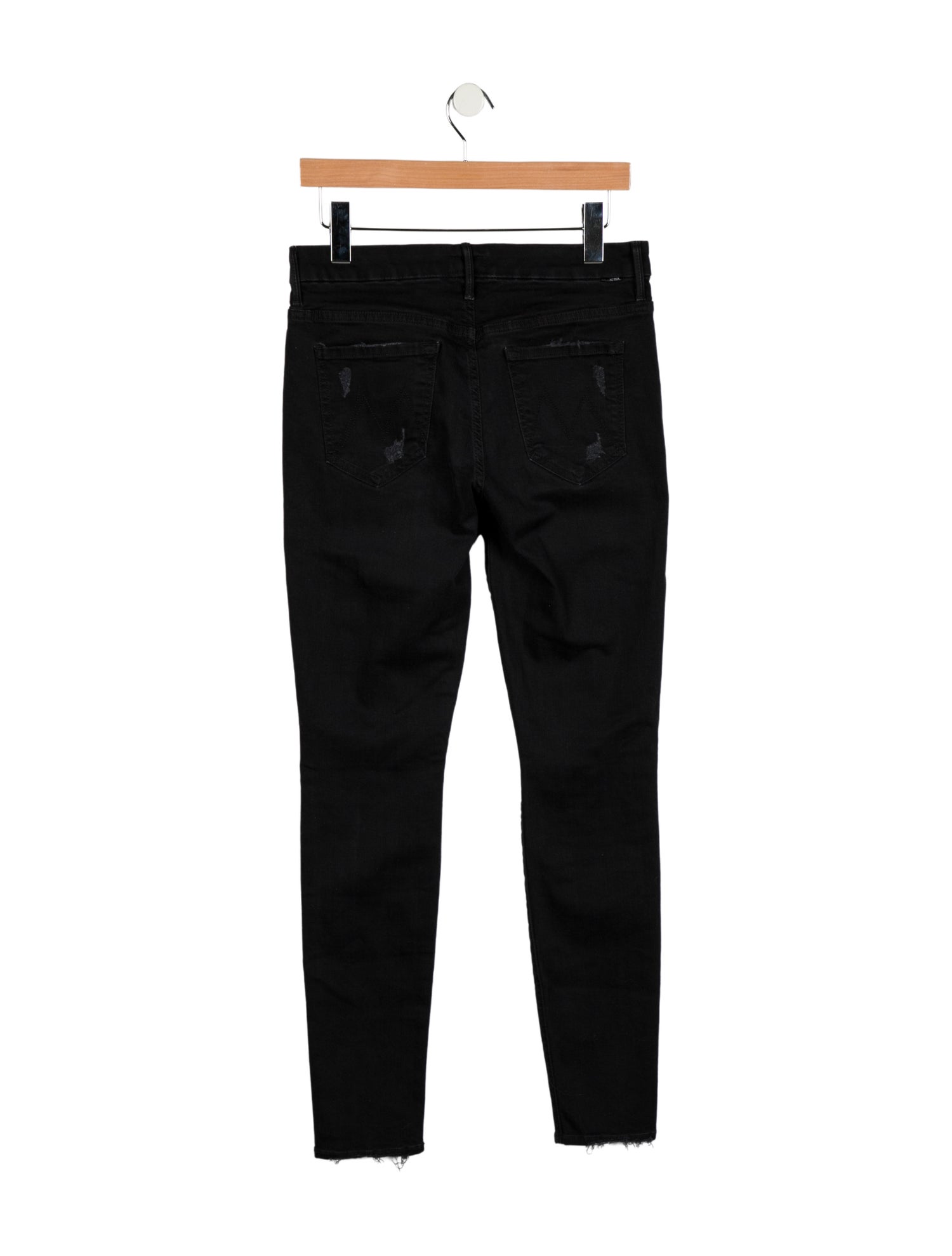 Mother Mid-Rise Skinny Leg Jeans