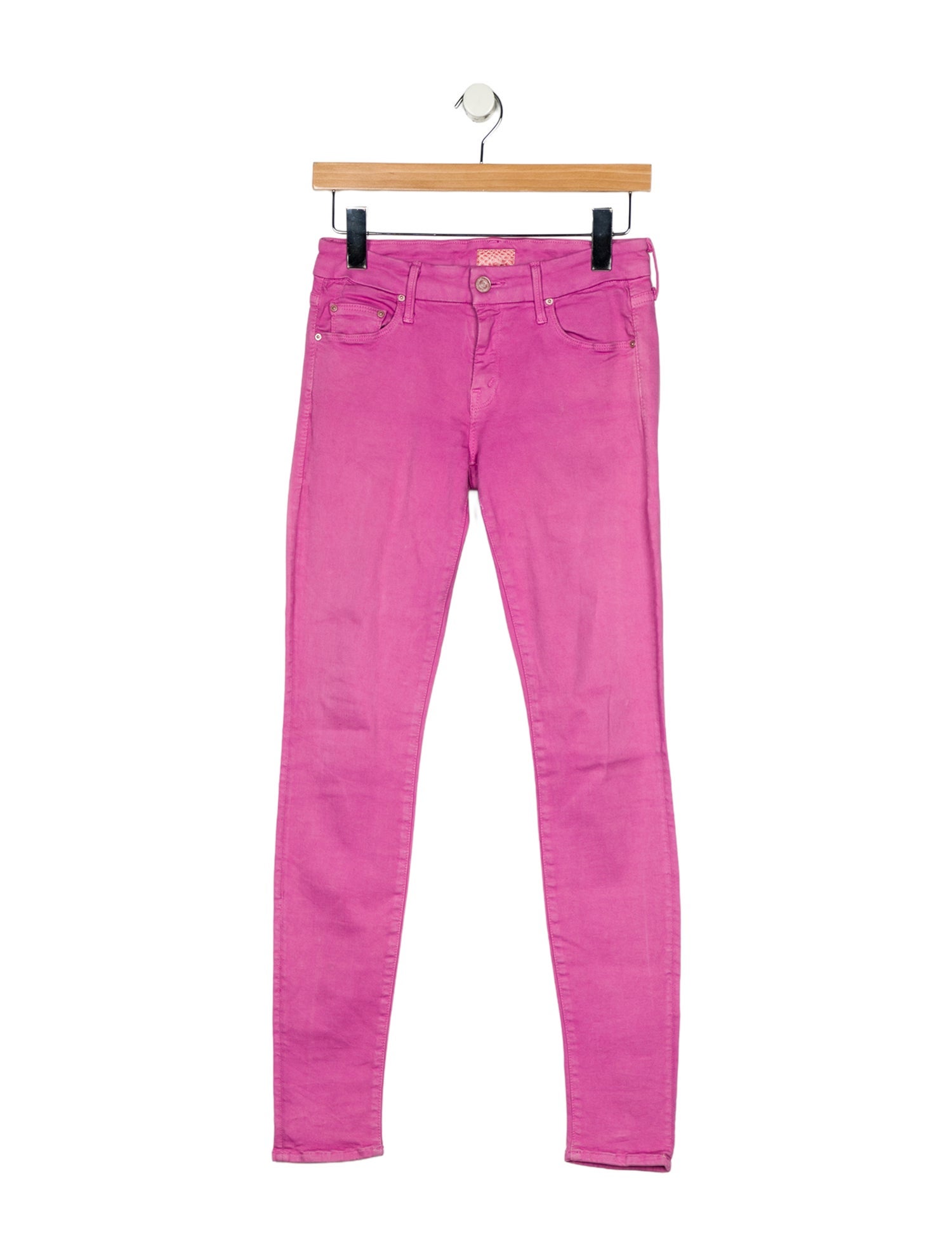 Mother Mid-Rise Skinny Leg Jeans