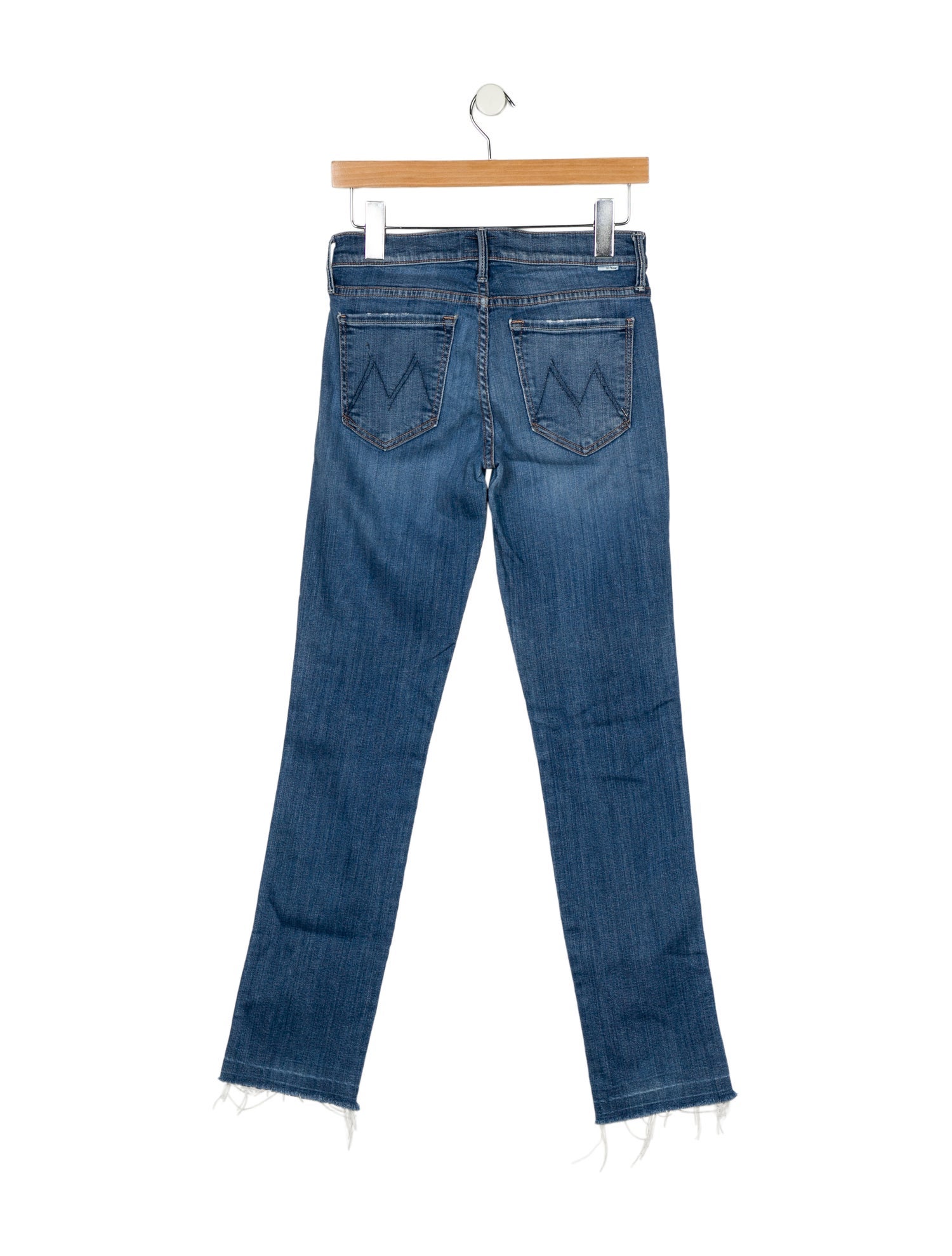 Mother Low-Rise Straight Leg Jeans