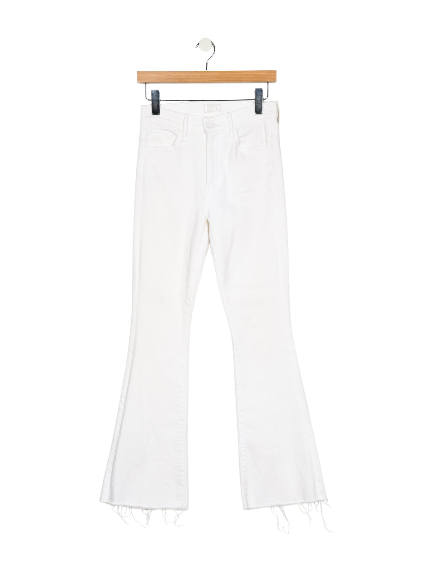 Mother Mid-Rise Wide Leg Jeans