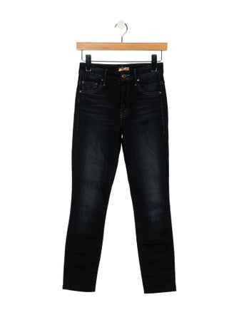 Mother Mid-Rise Skinny Leg Jeans