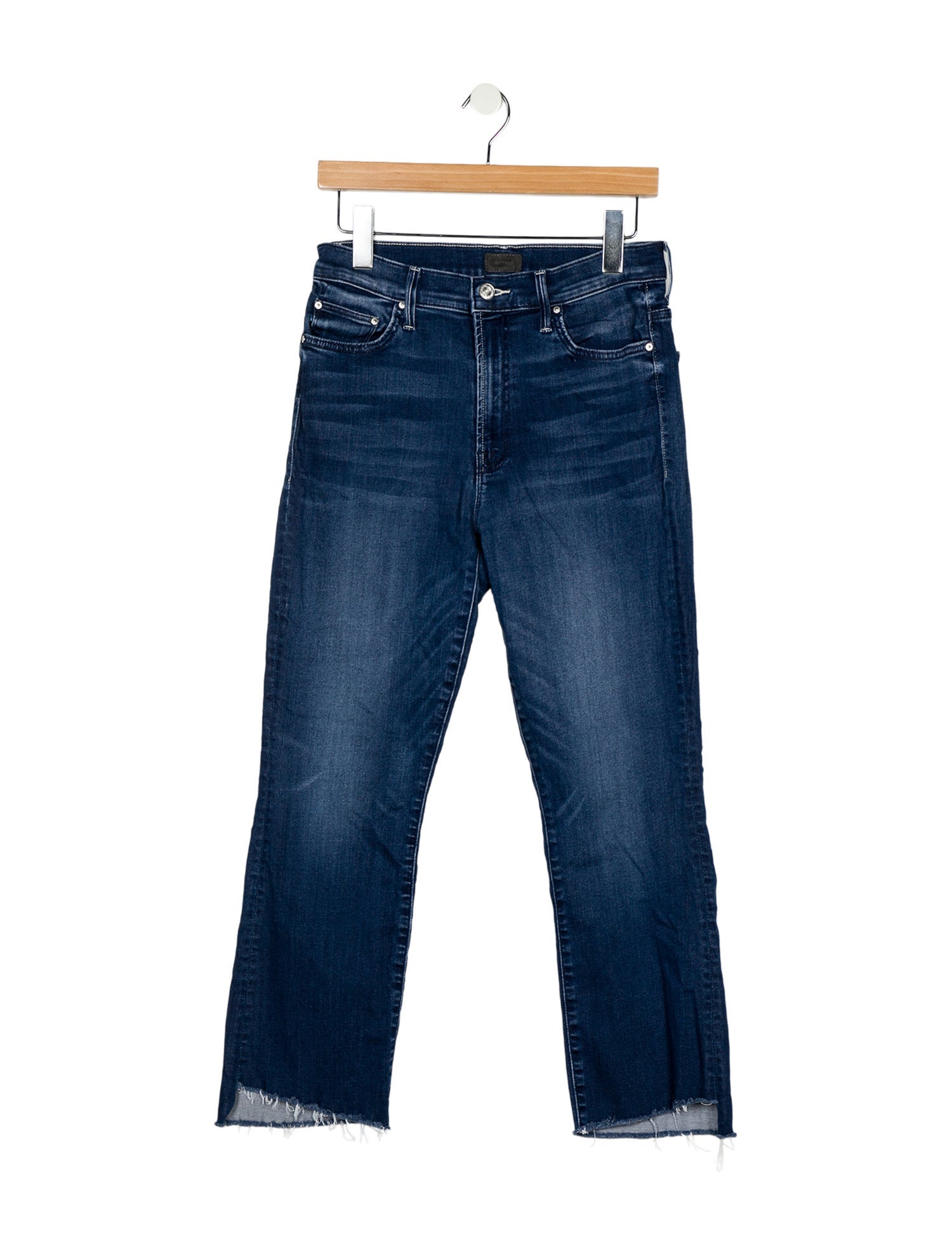 Mother Mid-Rise Straight Leg Jeans