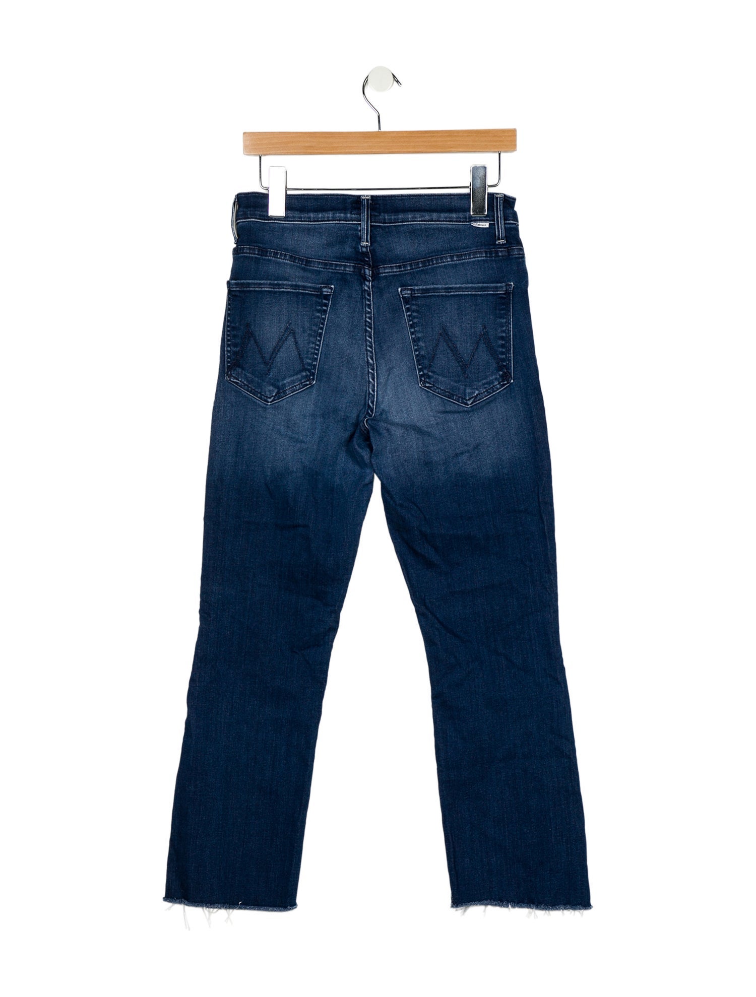 Mother Mid-Rise Straight Leg Jeans