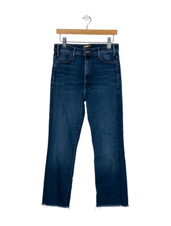 Mother High-Rise Straight Leg Jeans