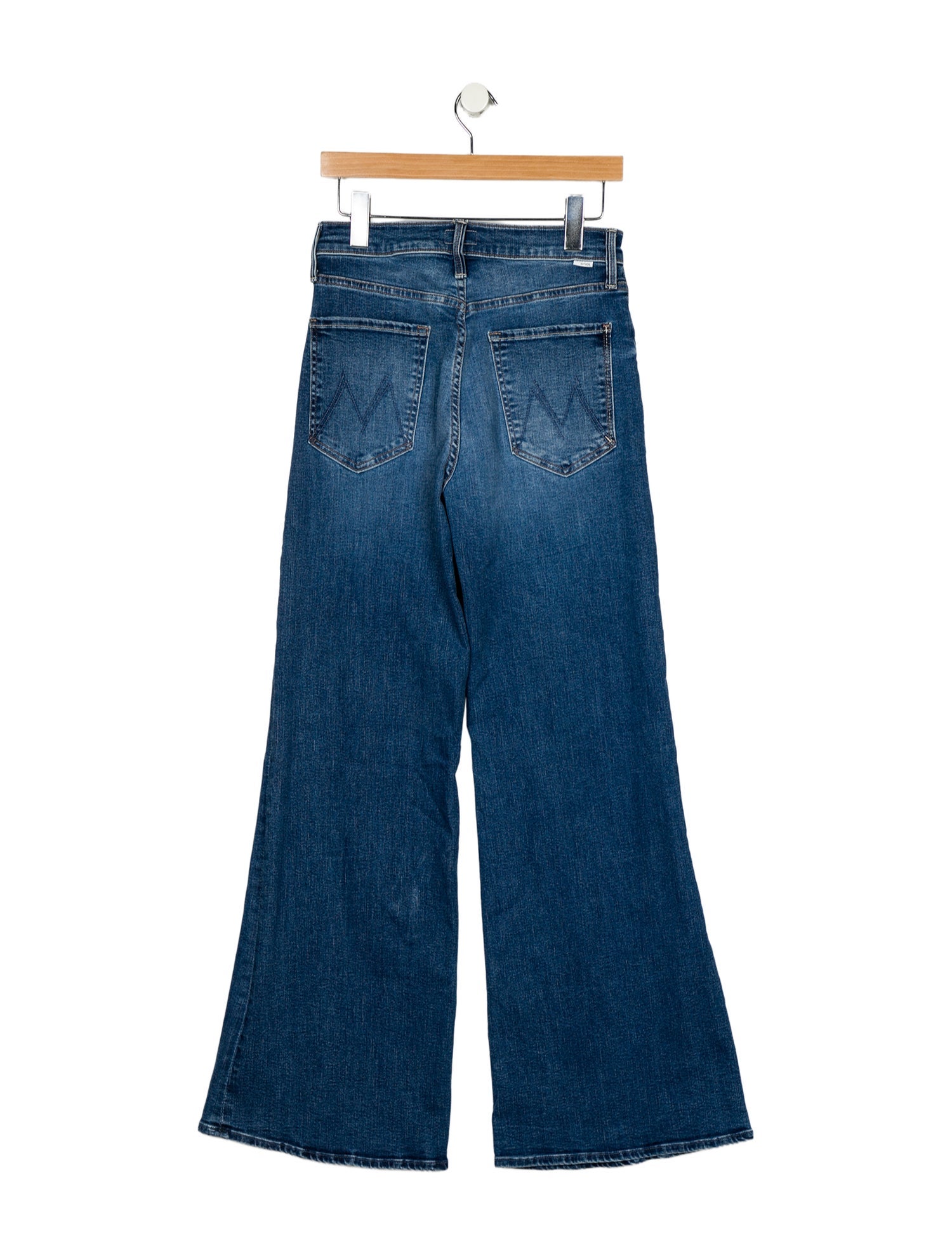 Mother Mid-Rise Wide Leg Jeans