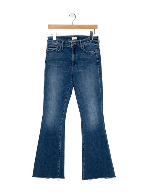 Mother Mid-Rise Straight Leg Jeans