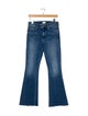 Mother Mid-Rise Straight Leg Jeans