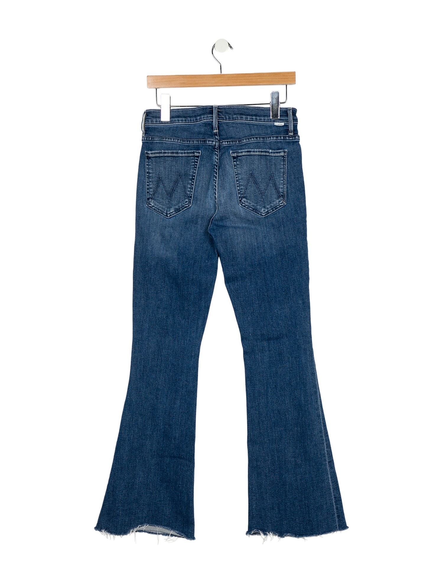 Mother Mid-Rise Straight Leg Jeans