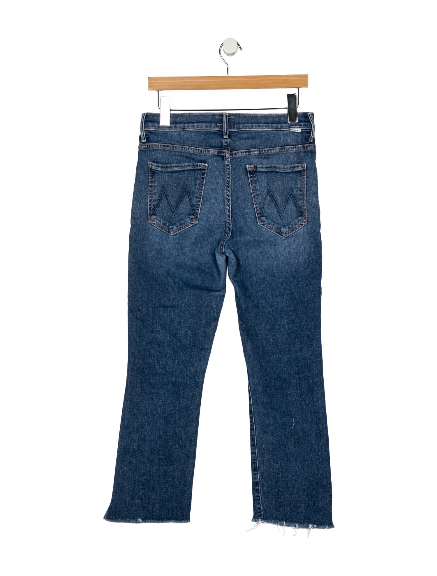 Mother Mid-Rise Straight Leg Jeans