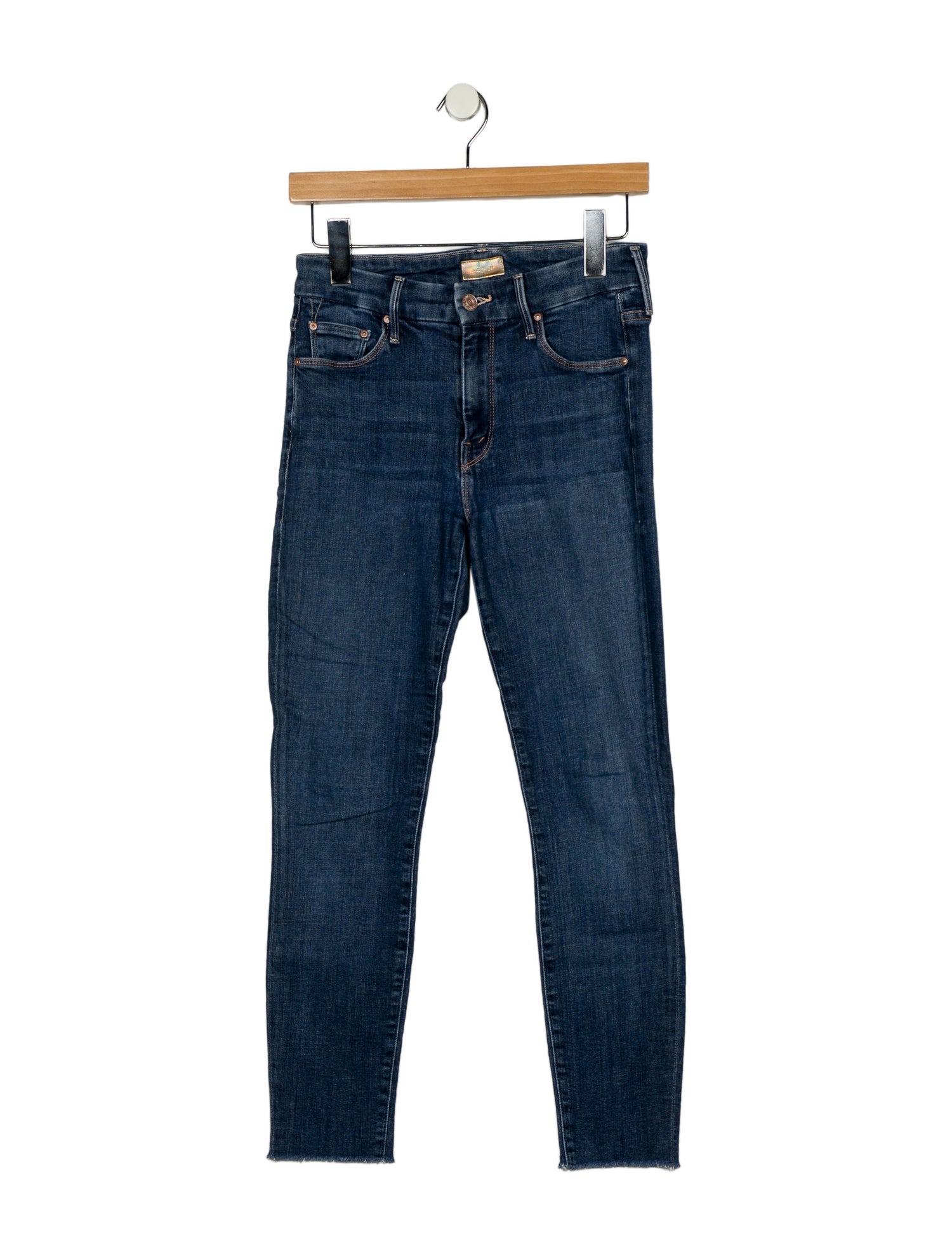 Mother Mid-Rise Skinny Leg Jeans