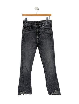Mother Mid-Rise Straight Leg Jeans