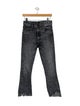 Mother Mid-Rise Straight Leg Jeans