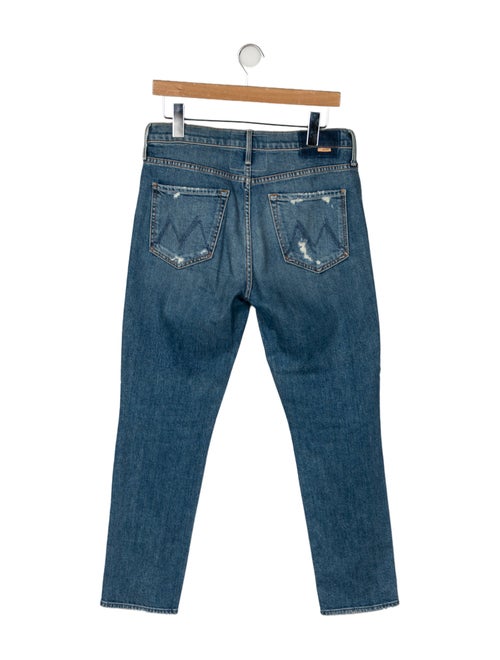 Mother Mid-Rise Straight Leg Jeans
