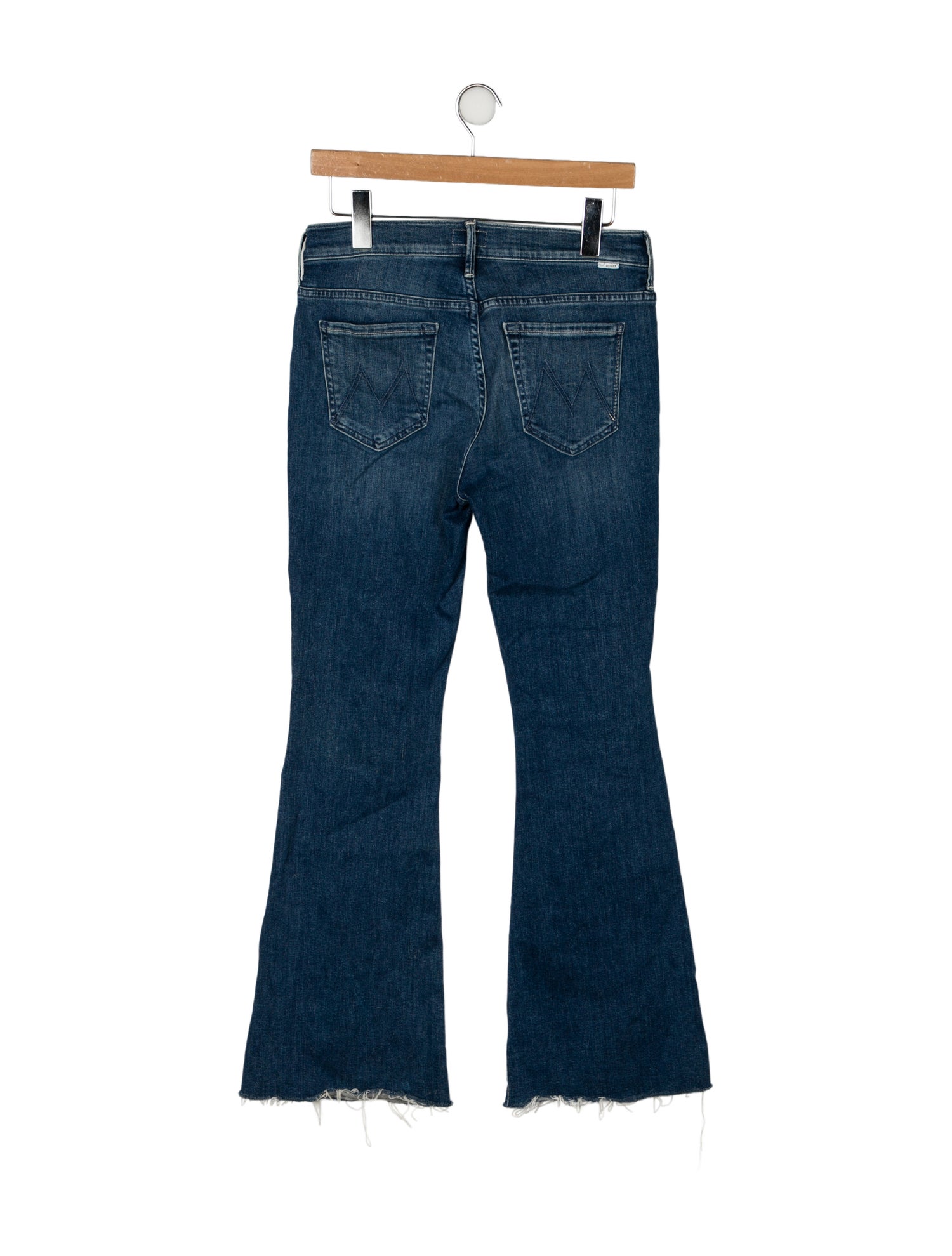 Mother Mid-Rise Wide Leg Jeans