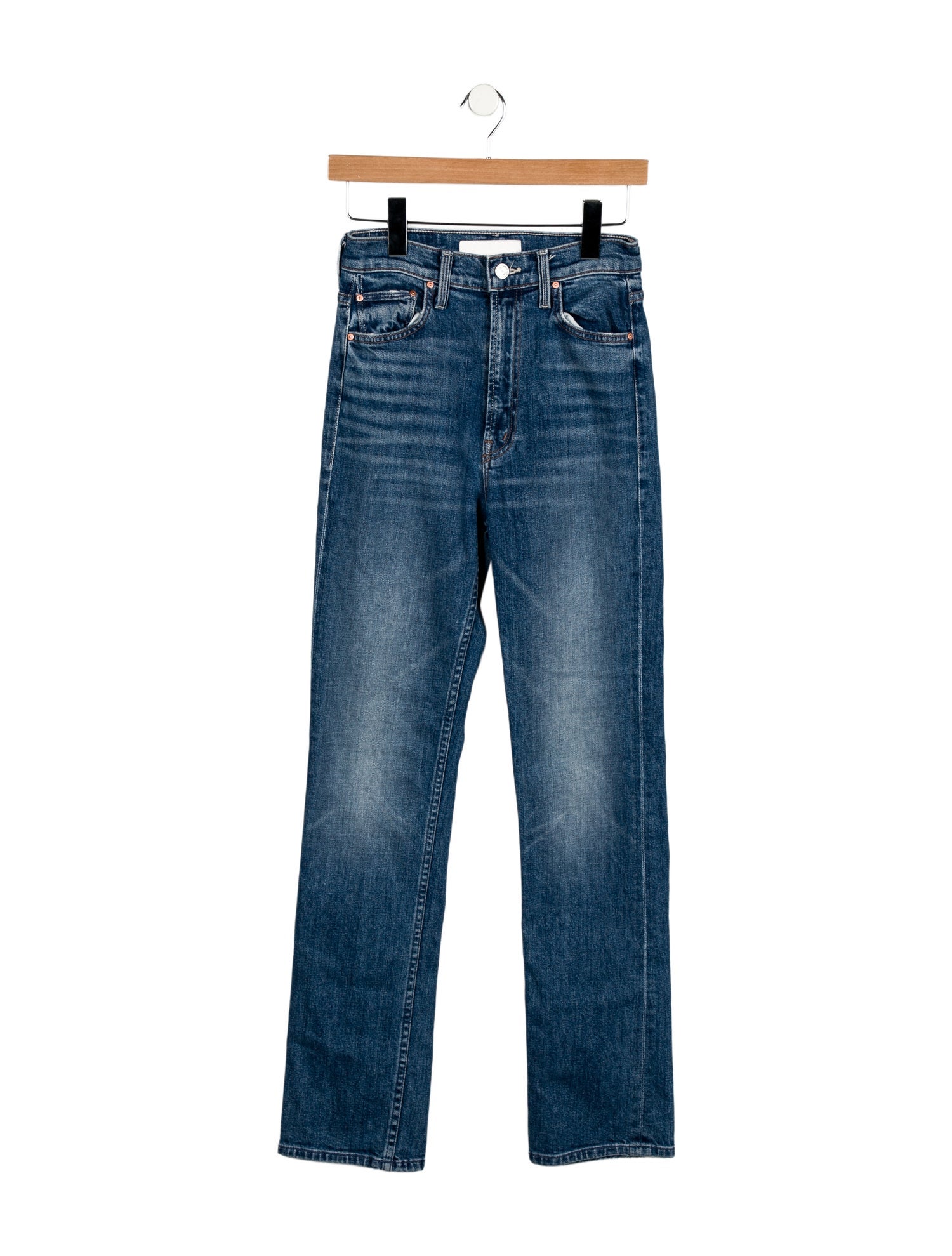 Mother High-Rise Straight Leg Jeans