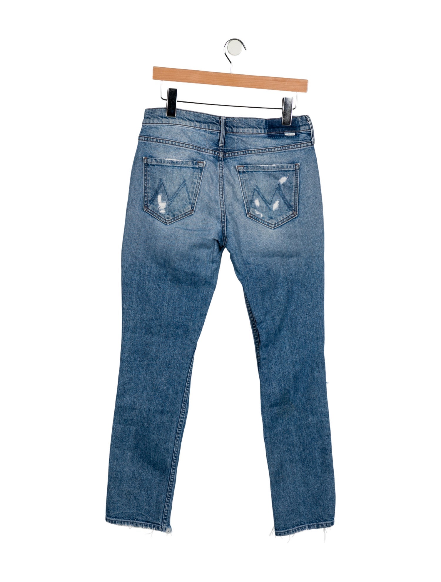 Mother Mid-Rise Skinny Leg Jeans