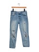 Mother Mid-Rise Straight Leg Jeans