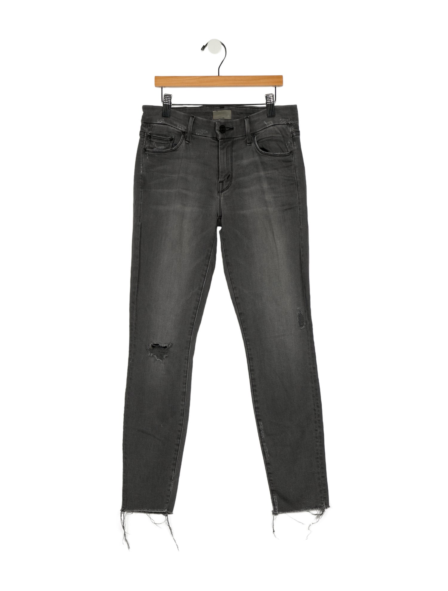 Mother Mid-Rise Skinny Leg Jeans