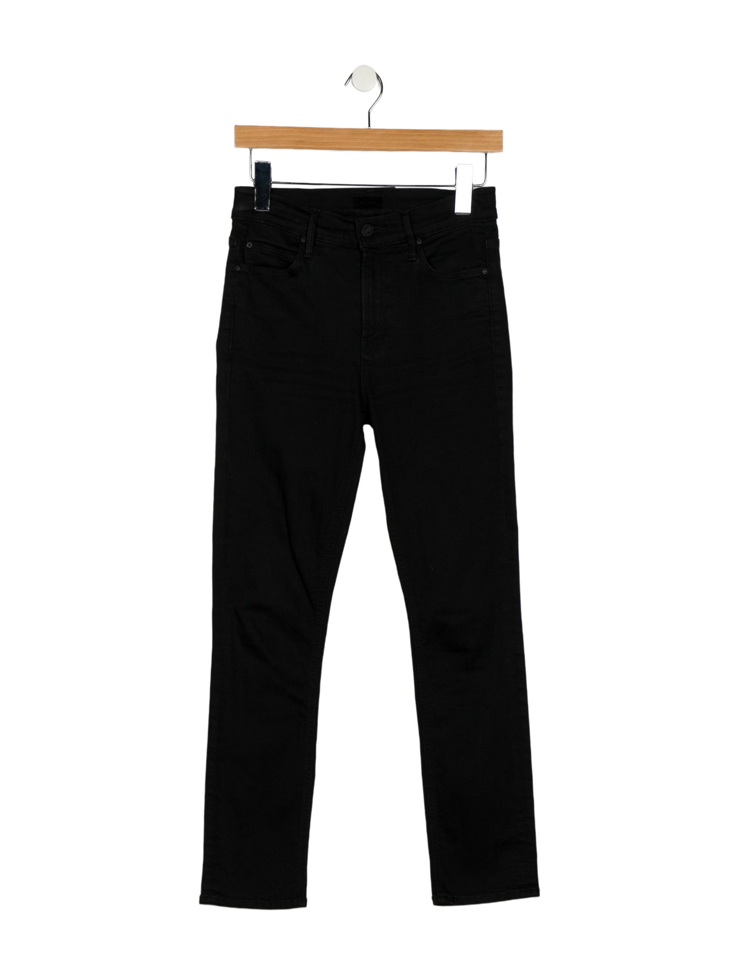 Mother Mid-Rise Straight Leg Jeans