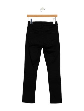 Mother Mid-Rise Straight Leg Jeans