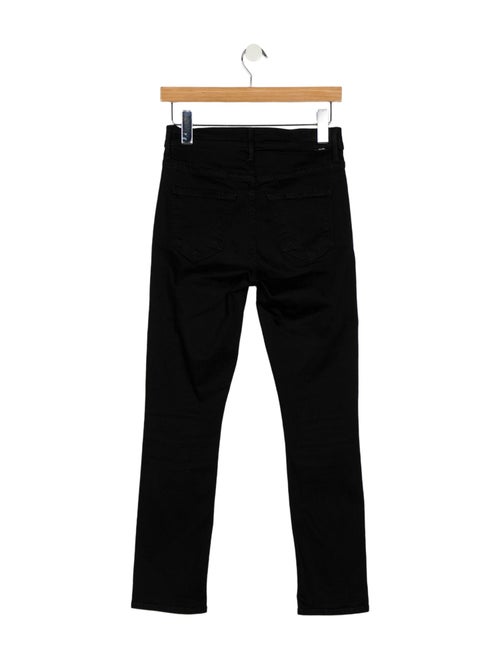 Mother Mid-Rise Straight Leg Jeans