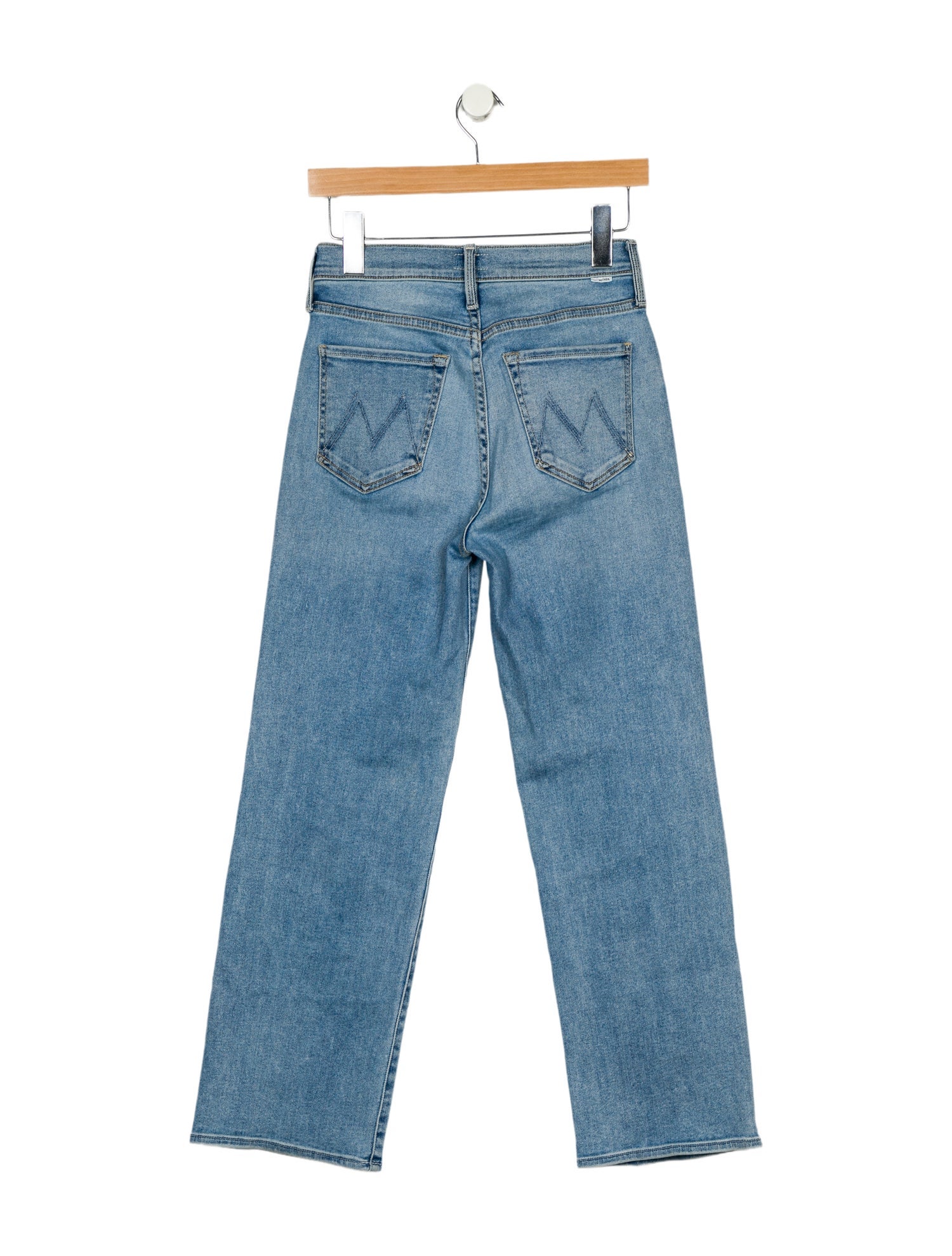 Mother Mid-Rise Wide Leg Jeans